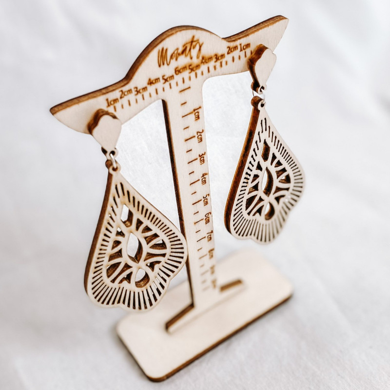 Ohrhänger aus Holz VALERY - MONATY | SENTOP