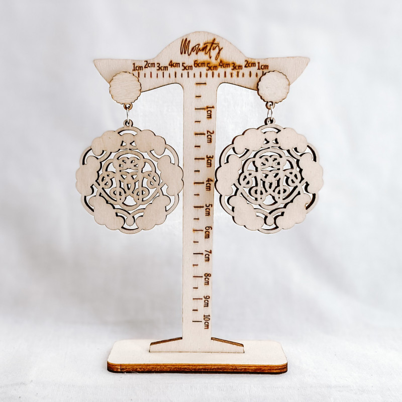 Natürlich Ohrhänger aus Holz AURORA - MONATY |...