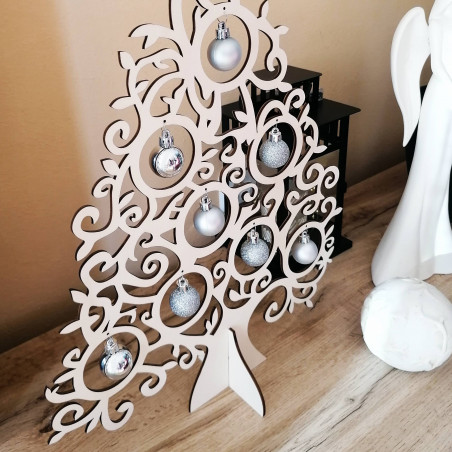 Holzweihnachtsbaum aus Naturholz - 40 cm, 50 cm und 70 cm| SORTOP