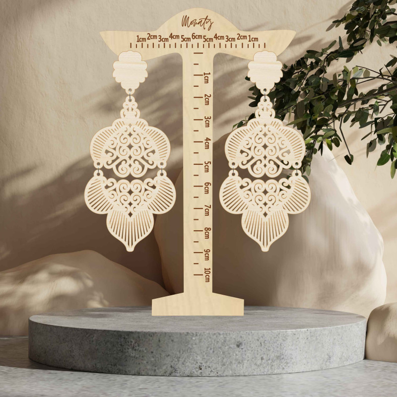 Monaty Holzohrringe Aurora | SENTOP N010