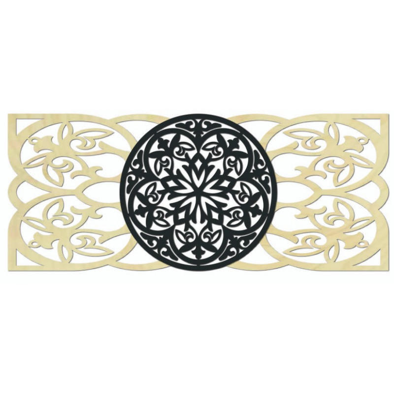 Luxuriöses Gemälde - Mandala an der Wand - MIRAGE