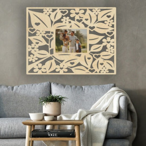 Holzfotorahmen für die Wand - Rechteck - bis zu 60 x 80 cm 2