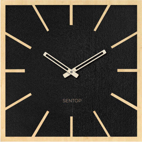 Holzwanduhr aus HDF AHORN - bis 50 x 50 cm | HDFK022