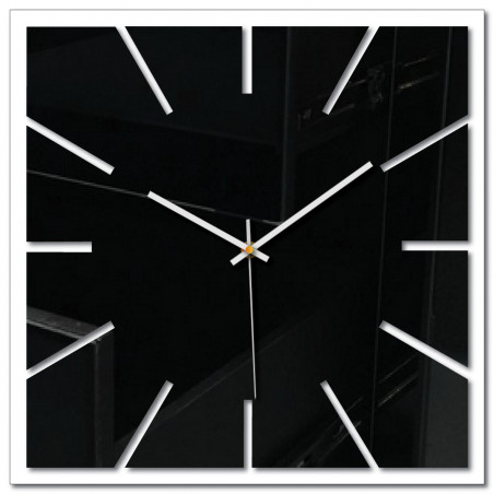 Luxuriöse Spiegelwanduhr im modernen Stil
