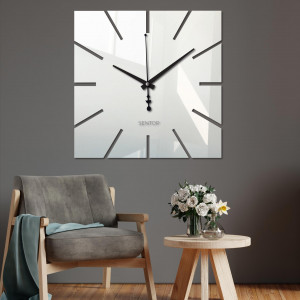 Moderne quadratische Uhr mit stilvollem Design - KAVARDI