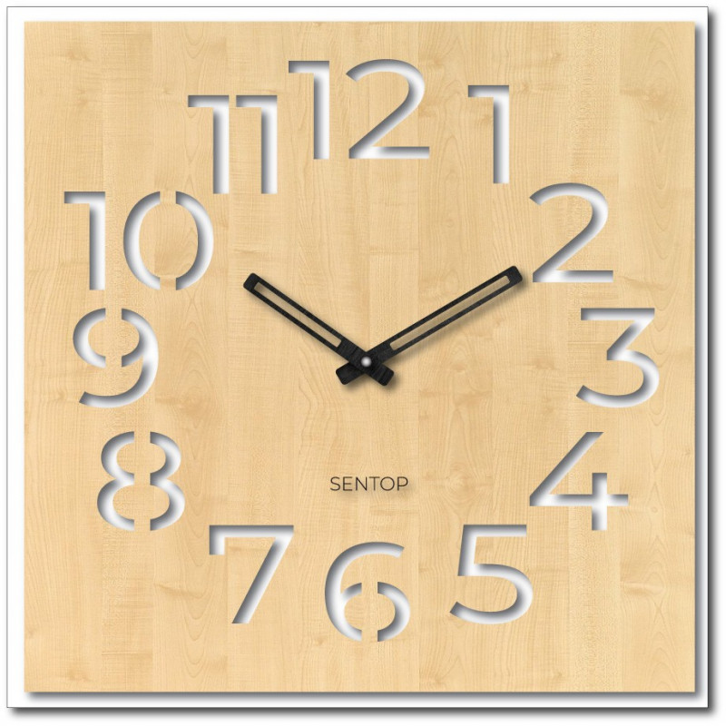 Wanduhr aus Holz