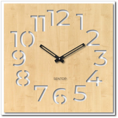 Wanduhr aus Holz