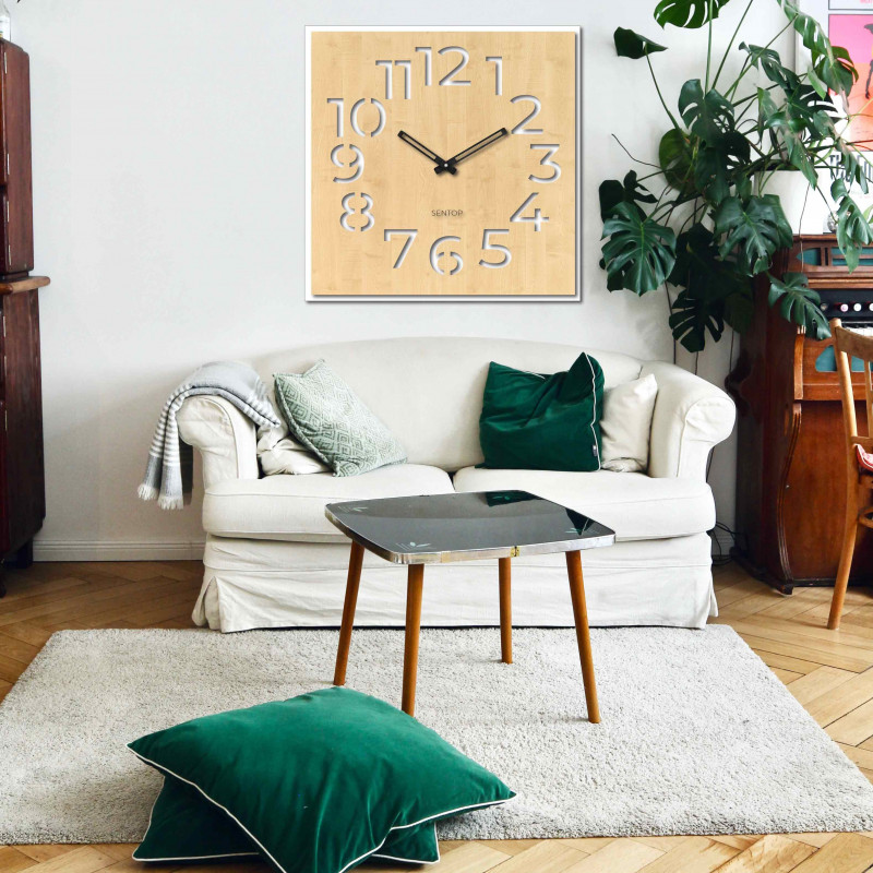 Holzwanduhr - Sentop | HDFK024 | Ahorn