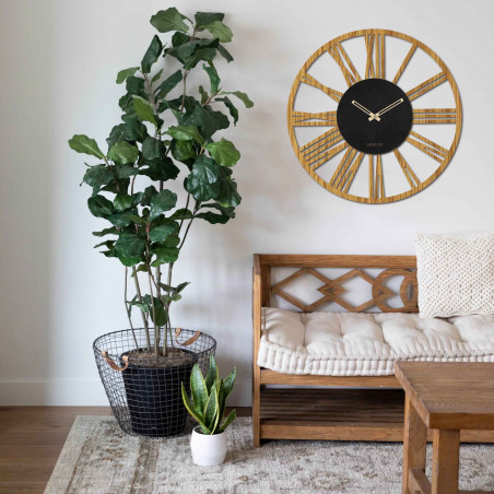 Wanduhr Römische Ziffern Eiche - ORFERIG