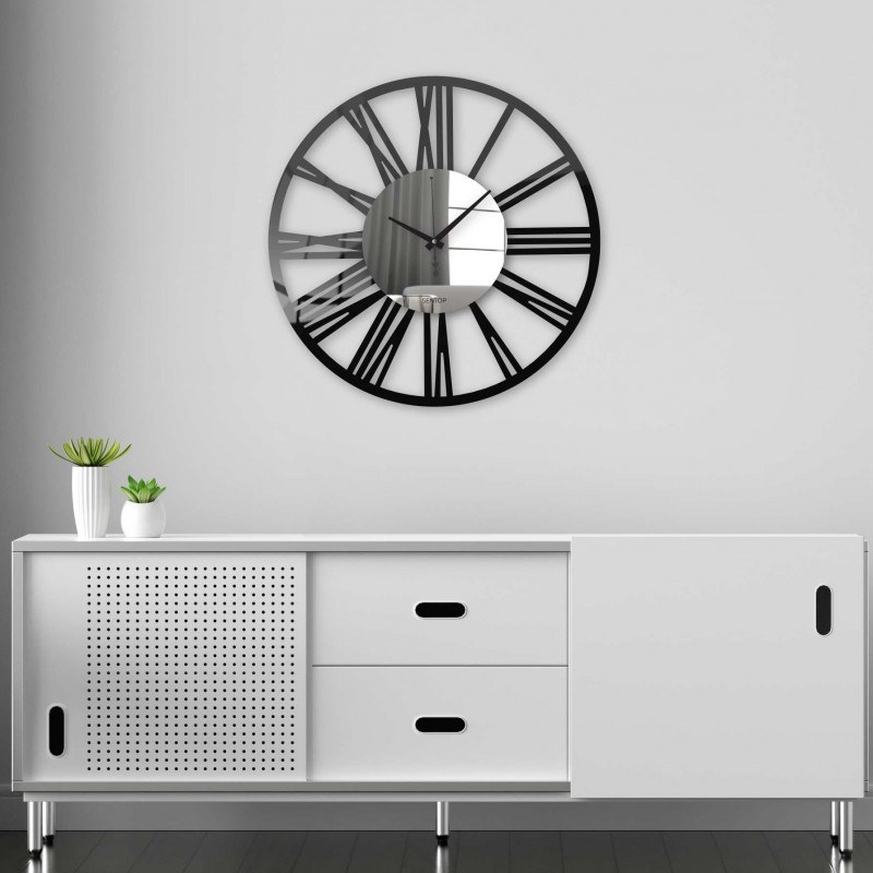 Moderne Wanduhr aus Plexiglas – leise und stilvoll | SENTOP