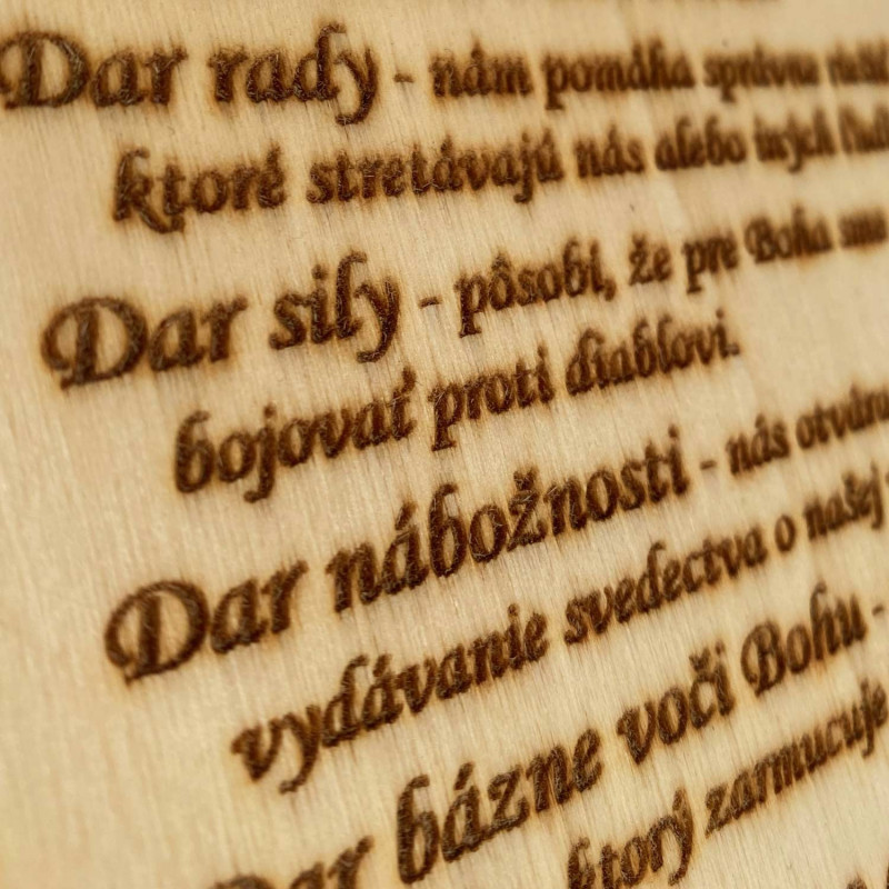 Holztisch - zum Gedenken an das Sakrament der...