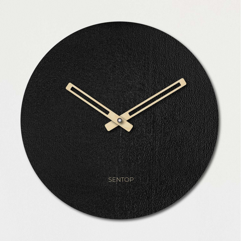 Minimalistische Wanduhr Kreis - POLTEX