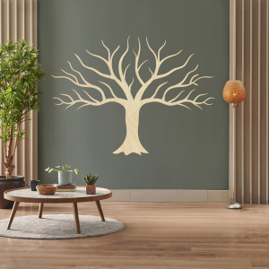 Wandbild aus Sperrholz mit Baum Dimension: 900 x1233 mm...