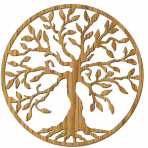 Wooden decoration for the wall, tree of life for the wall I SENTOP