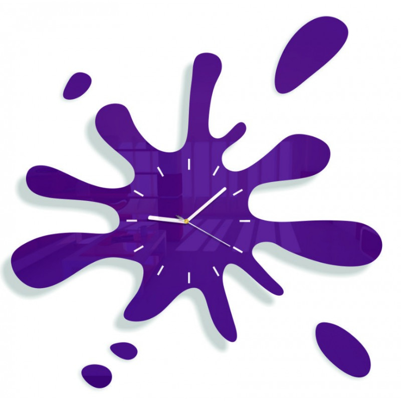 Abmessungen der X-momo Wanduhr. Design-Wanduhr aus PMMA