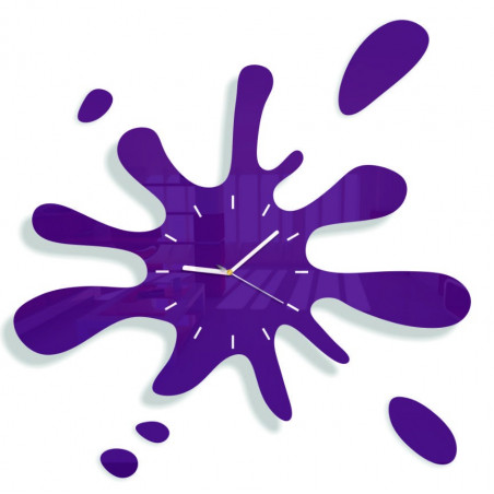 Abmessungen der X-momo Wanduhr. Design-Wanduhr aus PMMA