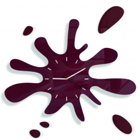 Abmessungen der X-momo Wanduhr. Design-Wanduhr aus PMMA