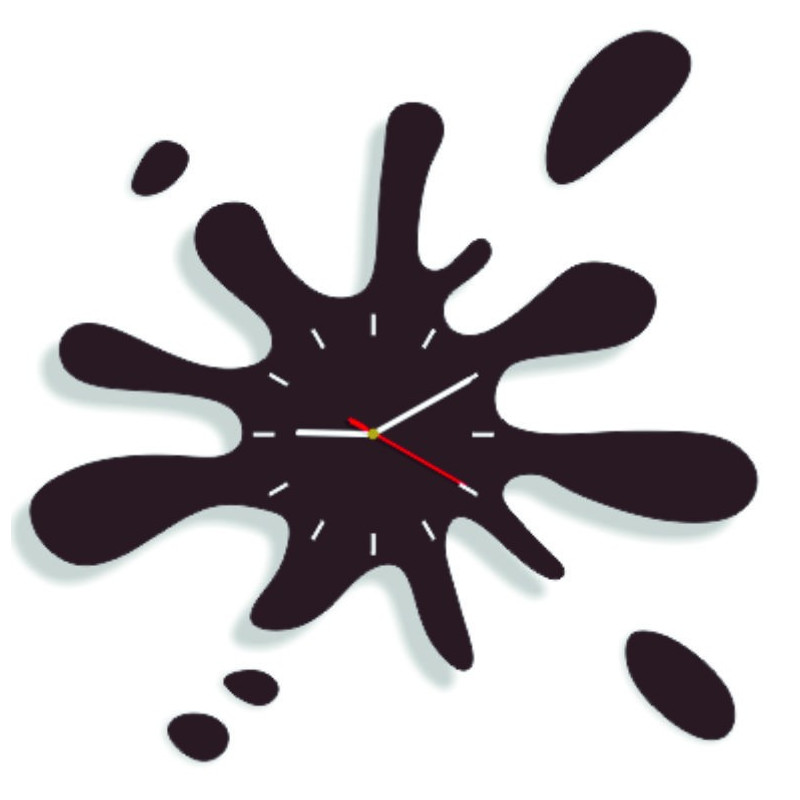 Luxus-Wanduhr, als Geschenk oder ein Bild an der Wand in der Küche, Wohnzimmer. X-momo