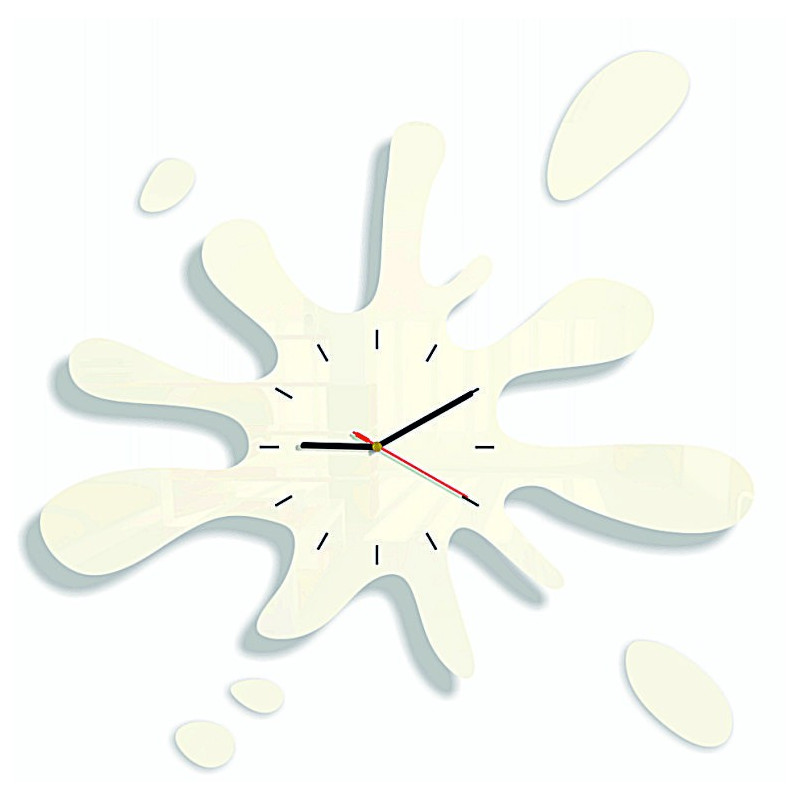 Luxus-Wanduhr, als Geschenk oder ein Bild an der Wand in der Küche, Wohnzimmer. X-momo