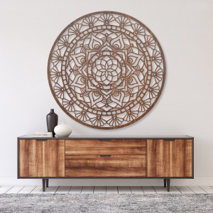 Wooden Mandala of Peace - Decorative Symbol of Balance I SENTOP