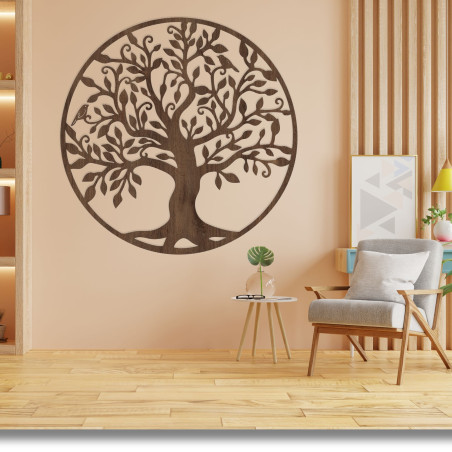 Wandbild Baum des Lebens | Einzigartige Dekoration für das Wohnzimmer