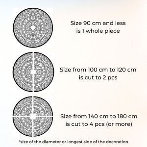 Hölzernes Mandala an der Wand – Dichter 2