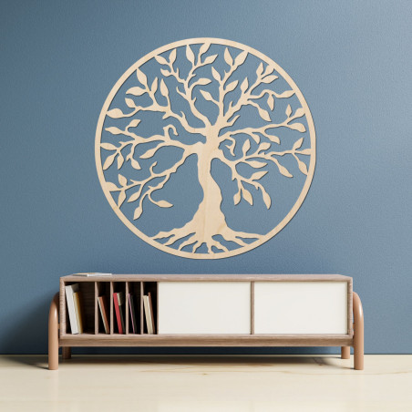 Holzwandbild Baum des Lebens