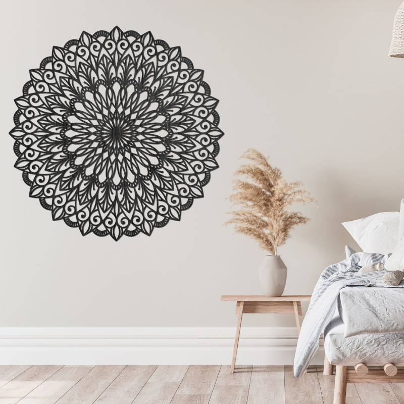 Holzmandala für die Wand - Elegante Dekoration für Ihr Zuhause