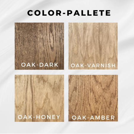 Moderne Wanduhr aus Naturholz