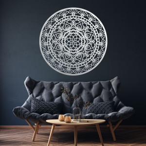 Mandala aus Holz für die Wand - Aura Design