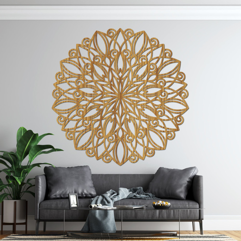 Mandala an der Wand - Symbol für Gleichgewicht und Schönheit - REBUSS