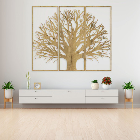 Modernes dreiteiliges Wandbild Baum | KRAFTTRA