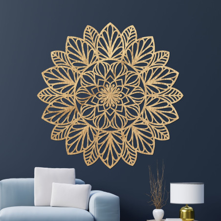 Mandala aus Holz für die Wand, Holzdekoration