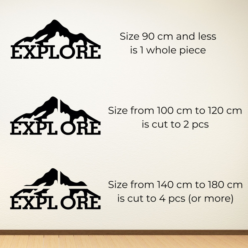 Geschnitztes Holzbild eines Berges - JAMMONY