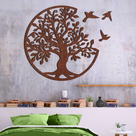 Baum des Lebens mit fliegenden Vögeln - LORA