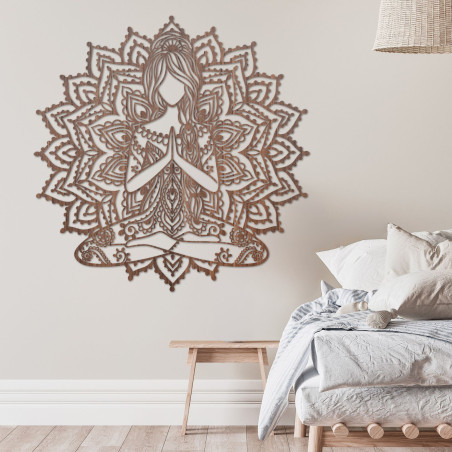 Mandala-Wanddekoration aus Holz | SERENITAS