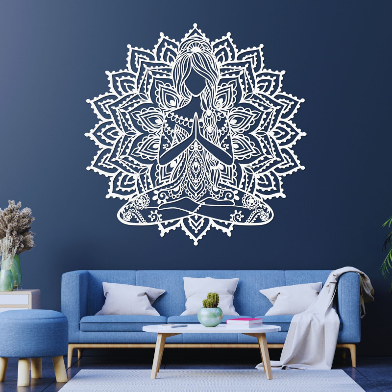 Mandala-Wanddekoration aus Holz | SERENITAS