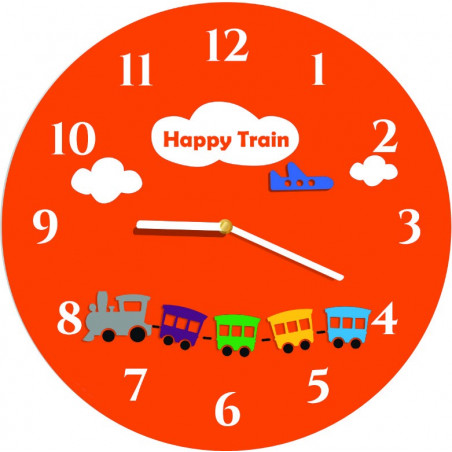 Moderne Wanduhr aus Plexiglas. Trendige Wanduhr als Geschenkidee. X-Momo-Uhr. PMMA