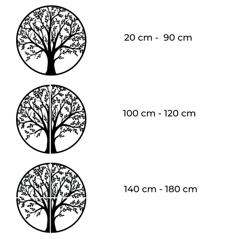 Wandbild Lebensbaum aus Holz - LIGNUM