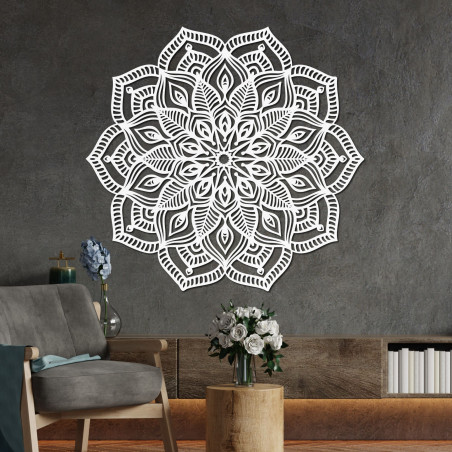 Luxuriöse Wanddekoration: Blume des Friedens und der Harmonie