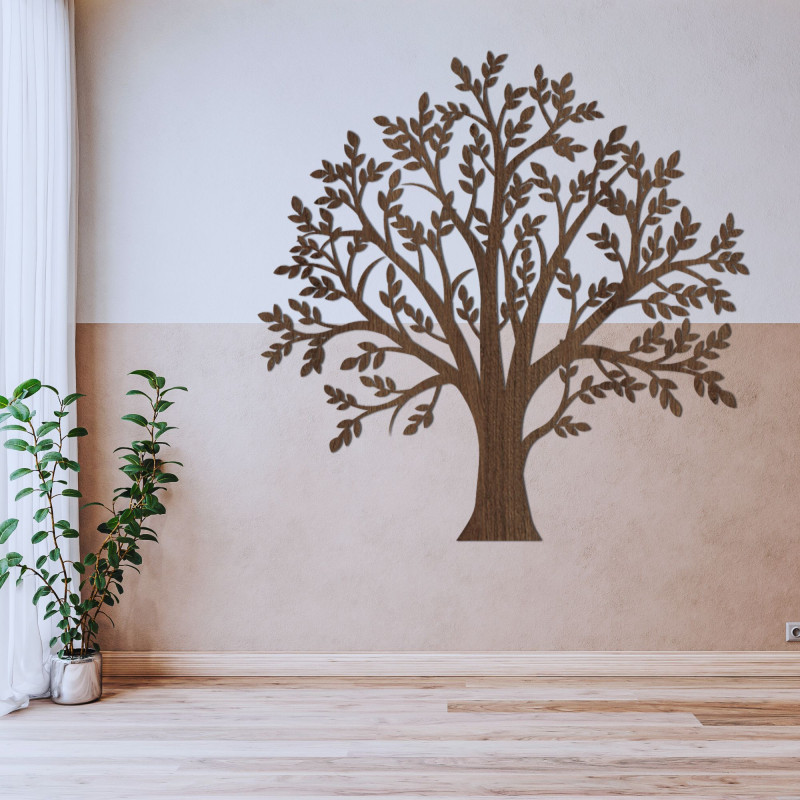 Die moderne Holzdekoration „Baum des Lebens“ verleiht Ihrem Interieur natürlichen Stil und Eleganz.