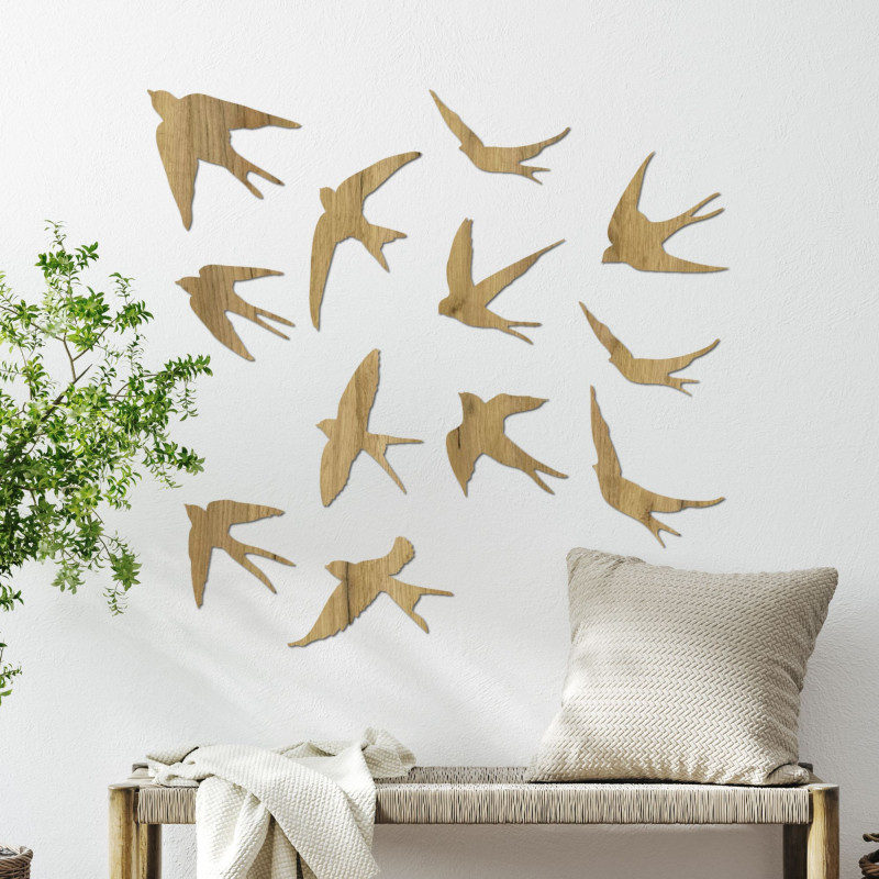 Verwandle eine leere Wand in ein Kunstwerk, inspiriert von der Schönheit der Natur.