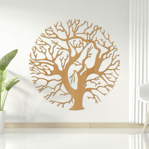 Holzbild „Baum des Lebens“ an der Wand für ein modernes Interieur