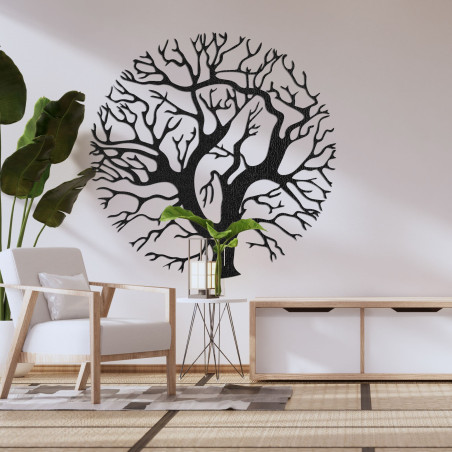 Holzgemälde „Baum des Lebens“ – ein Symbol für Harmonie und Familie