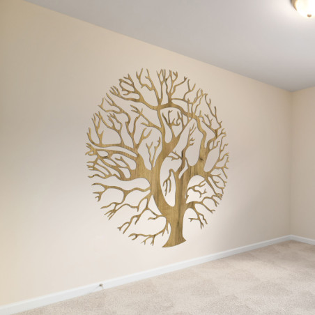 Holzwandbild Baum - TRES