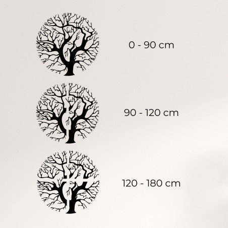 Holzgemälde „Baum des Lebens“ – ein Symbol für Harmonie und Familie