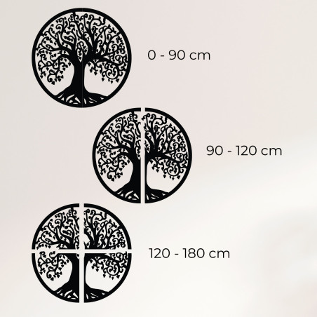 Hölzerne Wanddekoration Baum des Lebens - FLOREO