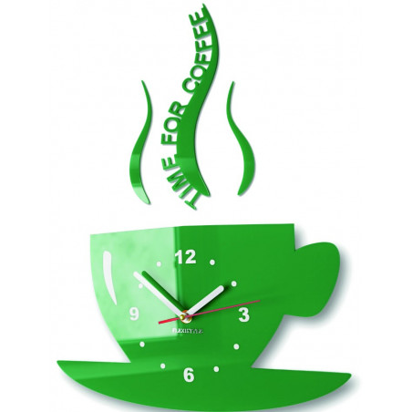 Moderne Wanduhr aus Plexiglas. Trendige Wanduhr als Geschenk. X-momo Uhr. PMMA