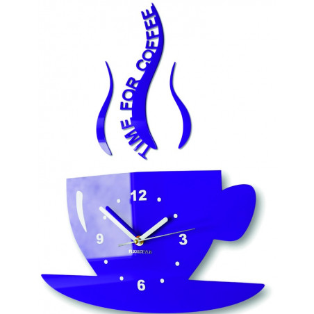 Moderne Wanduhr aus Plexiglas. Trendige Wanduhr als Geschenk. X-momo Uhr. PMMA