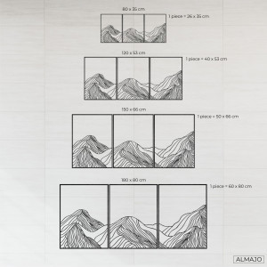 Berge elegante Holzdekoration - MAUTANIS 2